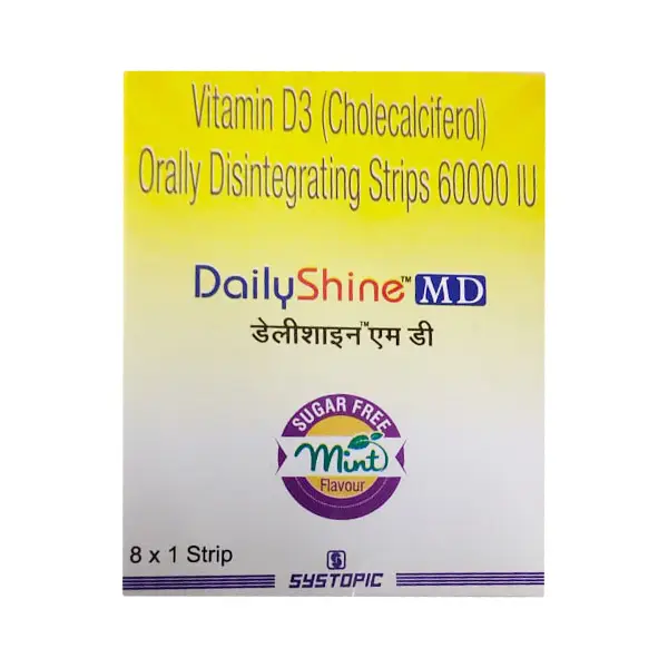 Dailyshine MD Vitamin D3 Orally Disintegrating Strip Sugar Free